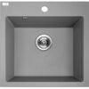 Alena - granitinė kriauklė - 1 dubuo 490 mm x 490 mm x 200 mm