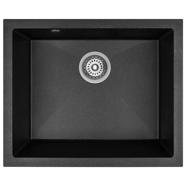 Granitinė kriauklė – 1 dubuo 560 mm x 460 mm x 200 mm