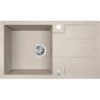 Barbadosas – granitinė kriauklė – 1 dubuo su nusausintuvu 440 mm x 760 mm x 180 mm