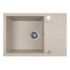 Barbadosas – granitinė kriauklė – 1 dubuo 440 mm x 650 mm x 200 mm