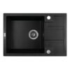 Barbadosas – granitinė kriauklė – 1 dubuo 440 mm x 650 mm x 200 mm