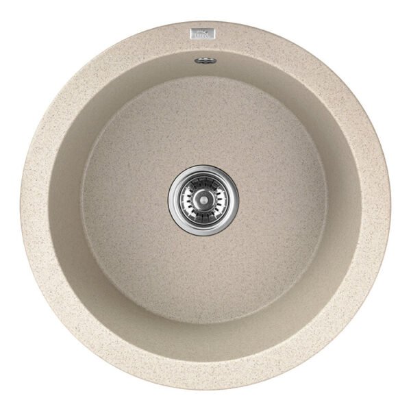 Granitinė kriauklė - 1 dubuo 510 mm x 510 mm x 190 mm