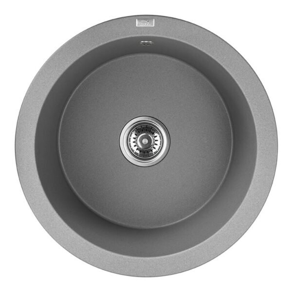 Granitinė kriauklė - 1 dubuo 510 mm x 510 mm x 190 mm