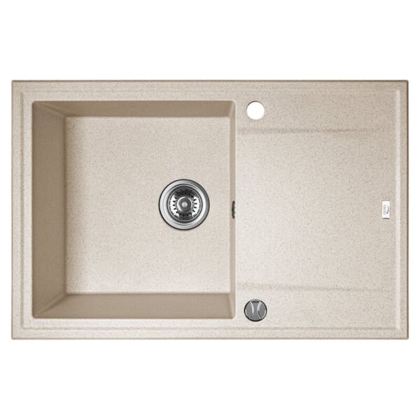 Granitinė kriauklė - 1 dubuo 500 mm x 780 mm x 170 mm