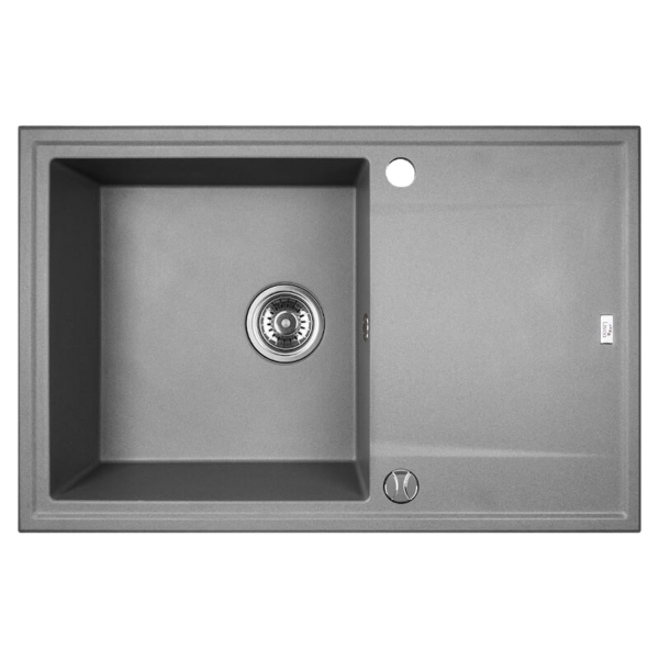 Granitinė kriauklė - 1 dubuo 500 mm x 780 mm x 170 mm