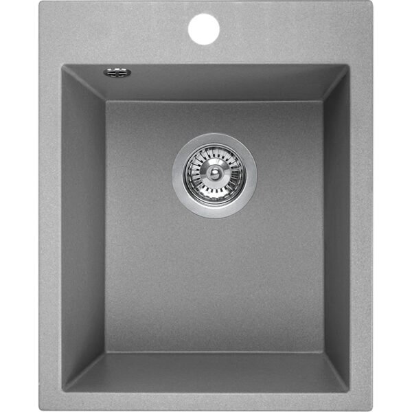 Granitinė kriauklė – 1 dubuo 480 mm x 390 mm x 190 mm