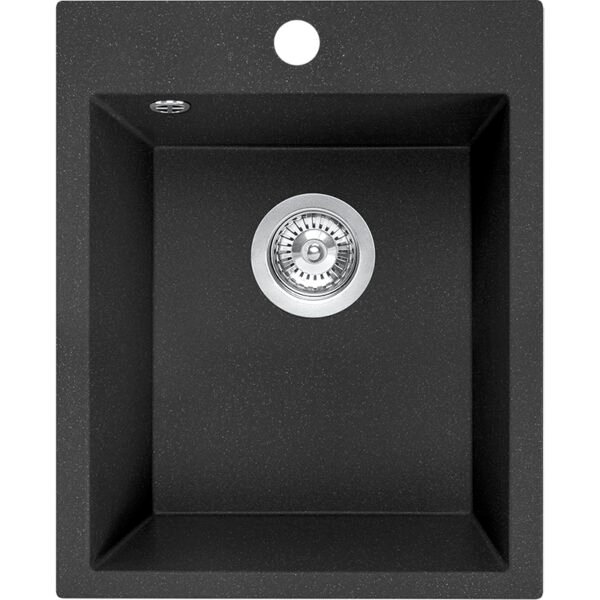 Granitinė kriauklė – 1 dubuo 480 mm x 390 mm x 190 mm