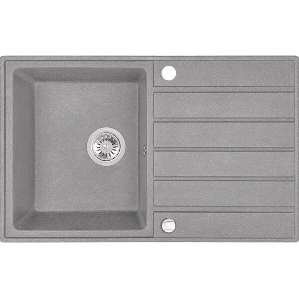 Granitinė kriauklė - 1 dubuo 490 mm x 790 mm x 190 mm