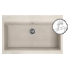 Tau - granitinė kriauklė - 1 dubuo 500 mm x 800 mm x 200 mm