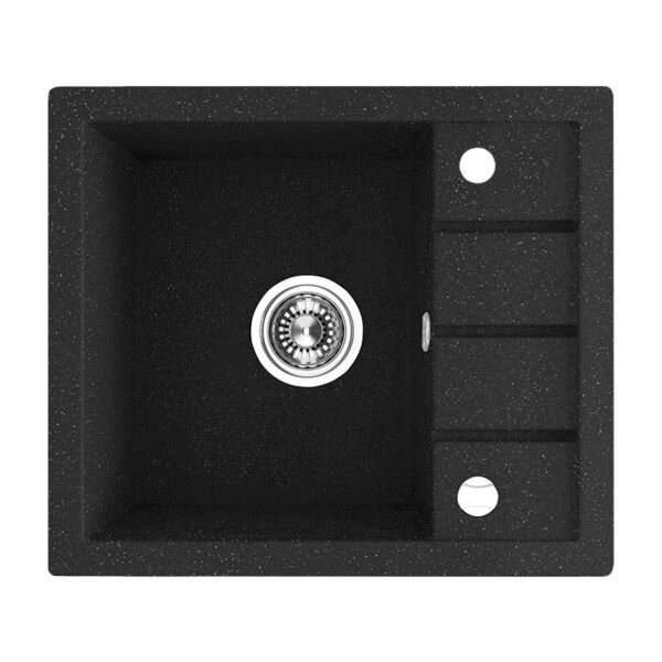 Granitinė kriauklė - 1 dubuo 495 mm x 570 mm x 170 mm
